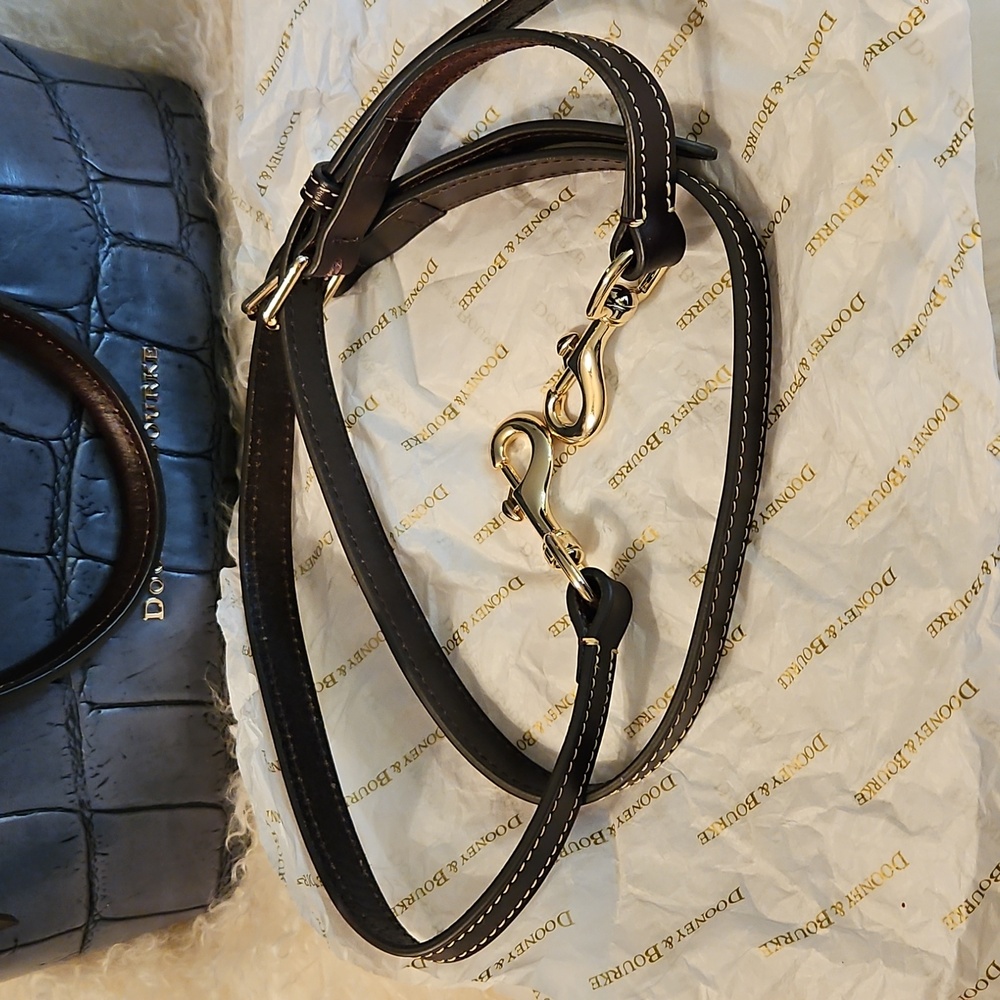 Dooney & Bourke  Croc-Embossed Dome Satchel - Picture 9 of 11